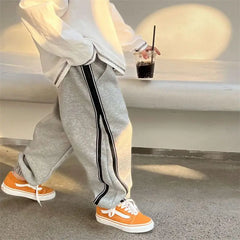 Autumn Kids Boys Solid Sweatpants Thin Ankle Length Harem Pants 3+y Young Child Clothes Spring Girls Casual Loose Sport Trousers