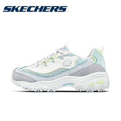 Skechers Women Shoes D'LITES Sports Running Chunky Sneakers Women's Platform Lace Up Flats Trend Casual Shoes кроссовки женские