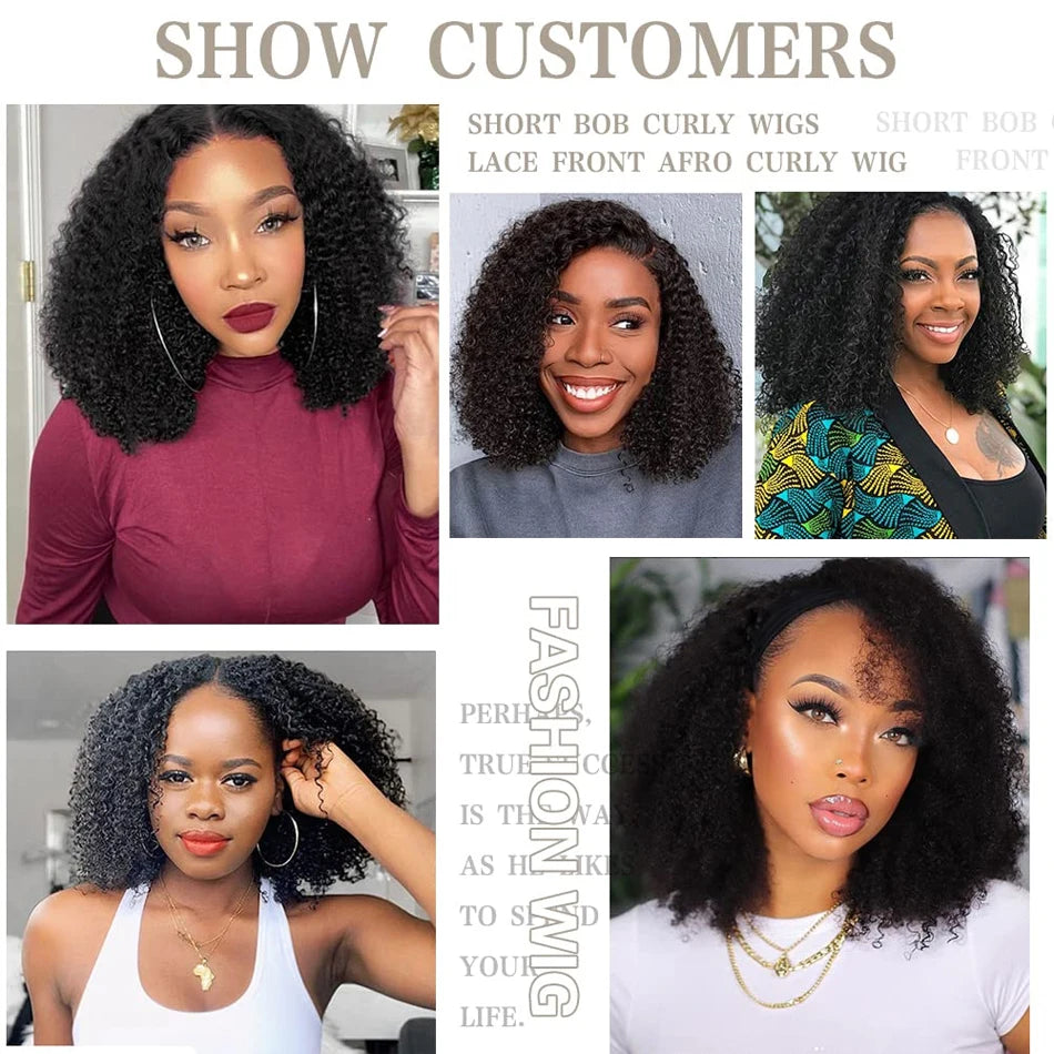 Short Cheap Afro Kinky Curly Hair 3 Bundles Deal Raw Indian Hair 100% Virgin Human Hair Weave Extension Natural Color 100G/PCS