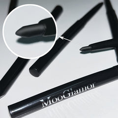 3pcs Waterproof Black Eyeliner Pencil - Smudge-Proof, Long-Lasting & Beginner-Friendly Eye Makeup