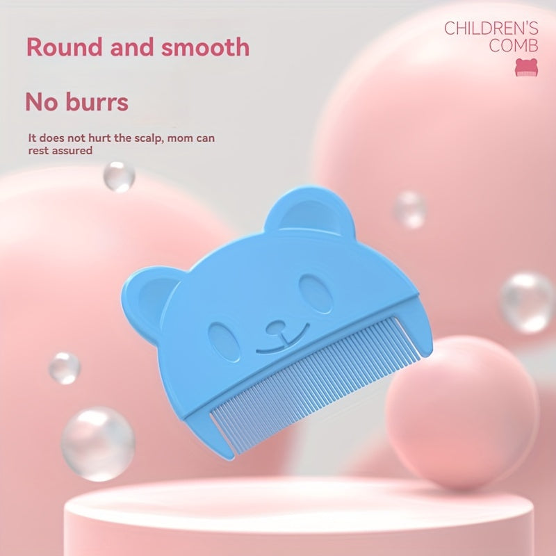 Adorable Bear-Shaped Baby Comb For Newborns - Gentle Scalp Massage & Hair Care, Perfect For Boys & Girls 0-3 Years