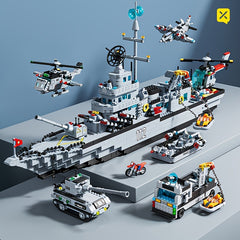 2000+pcs Super Large Cruisers, Army Ocean Warship Building Blocks, Scientific And Educational Building Blocks, Puzzle Toys, Holiday Gifts, Halloween, Christmas Gift