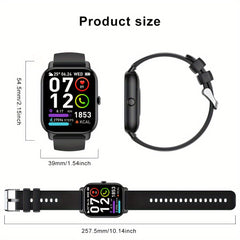 P32 smartwatch, female and male fitness activity tracker, smartwatch with multiple sports modes, suitable for Android/iOS smartphone