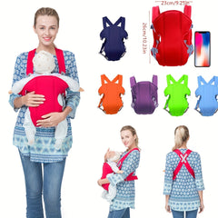 Ultimate Comfort Front Baby Carrier with Buckle Closure - Soft Polycotton, Ergonomic Design, Ideal for Holidays & Everyday Use