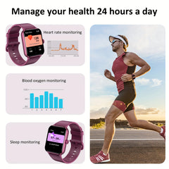 Blackview Smartwatch, 100+ Exercise Modes, 1.85-Inch Touchscreen Smartwatch, Calorie Meter And Stopwatch, Fitness Watch With Sleep Monitor, Women's Period Recorder, Compatible With Android And For IPhones 2024