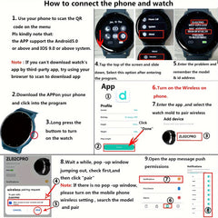 Smart Watch, For Android IPhone, Smartbands Fitness Watch For Women Men