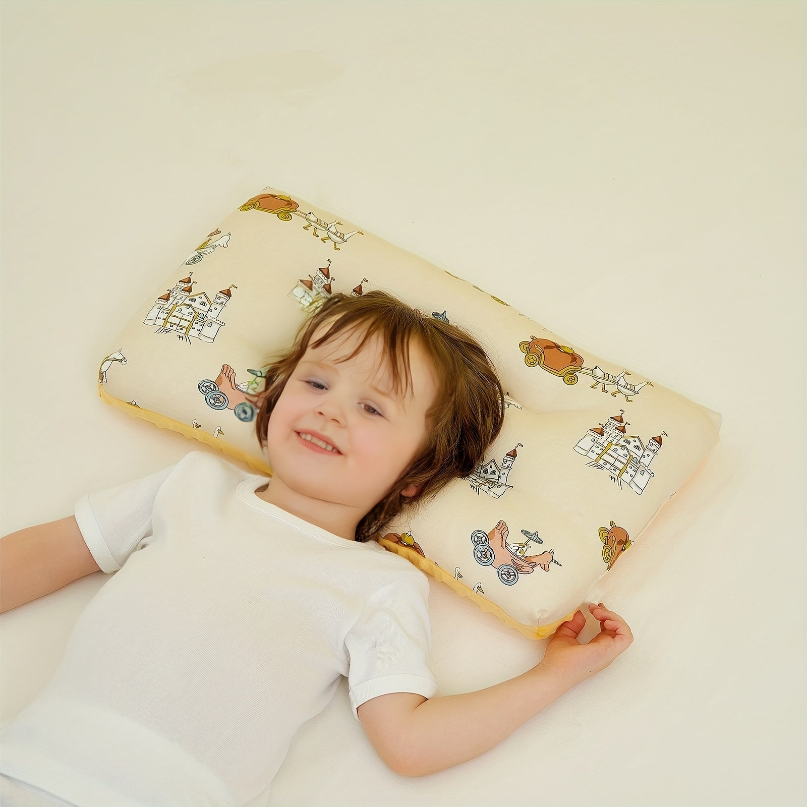 Children's Pillow, Double Sided Cotton And Fabric Soft Pillow