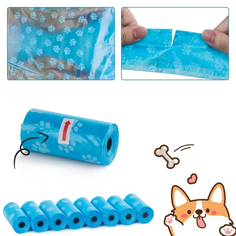 10 Rolls of 150pcs Strong and Durable Dog Poop Bags - Convenient, Easy to Use, and Assorted Colorful Designs - Bulk Pack for Dog Owners and Pet Lovers