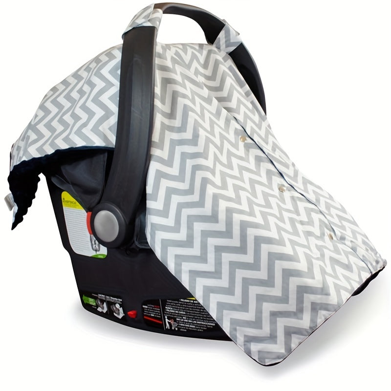 Car Seat Cover, Car Seat Canopy, Multi-use Warm Stroller Canopy, 2 Layers Breathable Carseat Cover