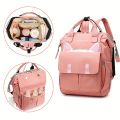 Spacious & Versatile Mommy Backpack - Durable Polyester, Zip Closure, Ideal For Diapers & Essentials, Perfect For Moms On The Go Diaper Bag Backpack Diaper Bag Accessories