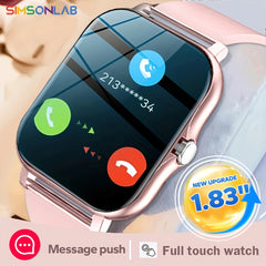 NEW Smart Watch 4.65cmInch Wireless Calling/Receiving Multiple Sports Modes Sedentary Reminder Weather Forecast Message Multi-SportMode For Android & For IPhones For Men&Women AS A Gift