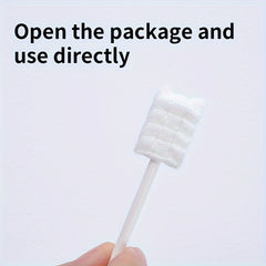 30pcs Tongue Cleaners, Gauze Toothbrush, Disposable Oral Cleaner, Family Daily Care Toothbrush Oral Cleaning Stick