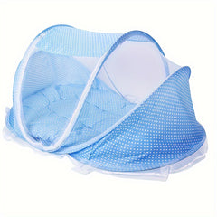 3-Piece Mosquito Net Set for Kids: Sleeping Mat, Pillow, Mosquito Net & Bed - Perfect for 0-3 Years Olds!