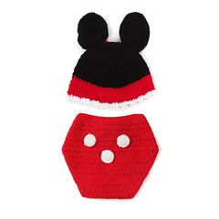 Hand-Knit Kid's Mouse Costume - Perfect for Cute Photos, Imaginative Play & Holidays Gift