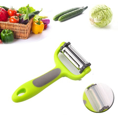 3-in-1 Multifunctional Peeler Kitchen Vegetable and Fruit Peeler with Grater Shredder Melon Planer and Fruit Skin Scraper