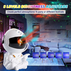 Astronaut Galaxy Star Projector With Guitar - Usb Powered, Perfect For Parties & Spaces, Ideal Gift For Teens & Adults