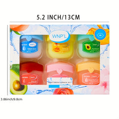 6 PCS Moisturizing Lip Balm Set, Hydrating, Keep All-Day Moisture For Dry Lips, Long-lasting Effect, Christmas Gifts, Valentine's Day Gifts