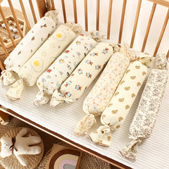 Soft Cotton Baby Pillow For Newborns - Candy-Themed, Anti-Spit & Startle Soothing Cylinder, Removable Wash Cover, Perfect For Side Sleepers 3-6 Years Baby Pillow For Baby Baby Lounger Pillow