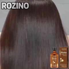 ROZINO Biotin 2-in-1 Shampoo & Conditioner 100g - Unisex-adult, Lotion Form with Glycerin, Rosemary, Castor Oil, Keratin for Normal Hair, Sulfate-Free, Moisturizing, Volumizing, Strengthens Hair Strands, Improves Shine