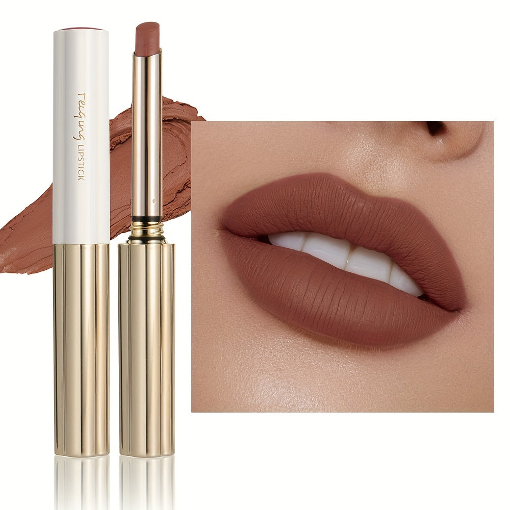 Locking Color Lipstick, Non-stick Cup Lipstick Moisturizing Smooth Not Easy To Fade Creamy Lip Gloss Women's Daily Lip Makeup - Kerala Elegance