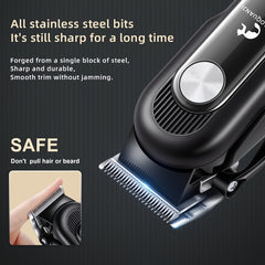 Professional Dog Grooming Electric Clipper Set, With USB Charging Low Noise, Dog Electric Clipper For Trimming Pet Hair