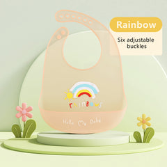 Super-Soft Ultra-Thin Silicone Baby Bibs - Highly Durable, Leakproof, Waterproof for Mess-Free Meals