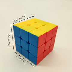 Three-Level Puzzle Cube - Vibrant Solid Color Design, Exceptionally Smooth Rotation, Zero Lag - Perfect Christmas Gift Idea or Special Occasion Present