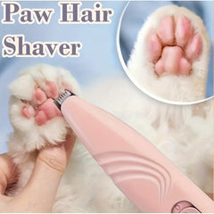 Quiet Cordless Dog Paw Trimmer - Electric Pet Grooming Scissors For Claws, Eyes, Ears & Face Hair