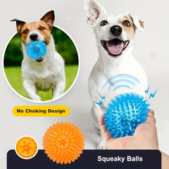 Two packs of 6.5cm sounding spiked balls - Kerala Elegance