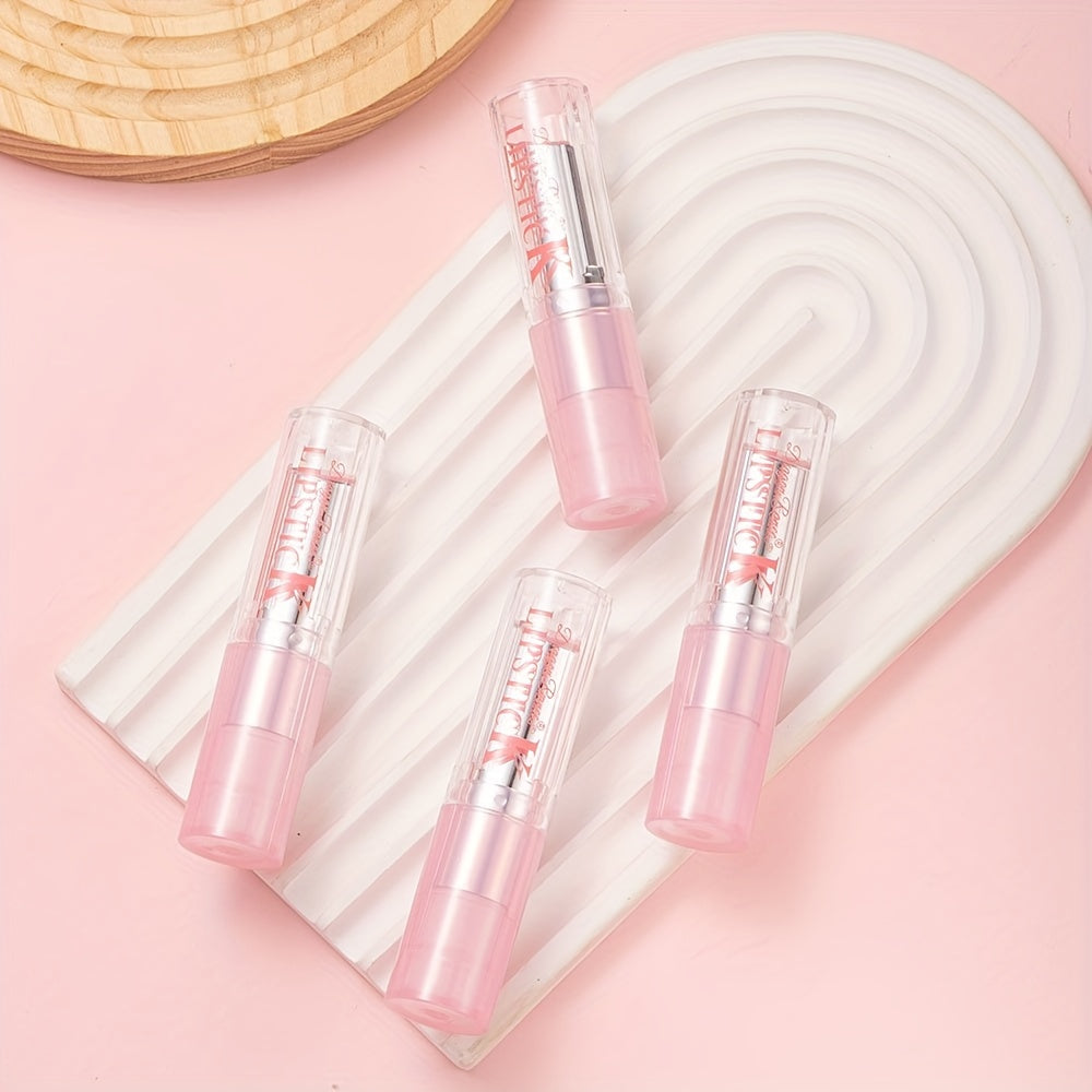 Color-changing Waterproof Lip Balm with Plant Squalane Moisturizing and Non-fading Long-lasting Jelly Lip Gloss for Valentine's Day