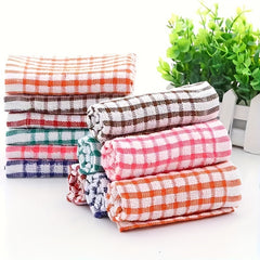 5pcs Modern Cotton Dish Cloths - Lightweight, Reusable Kitchen Towels With Space Theme, Hand Wash Only, Polyester Blend Dish Towels Dish Towels For Kitchen