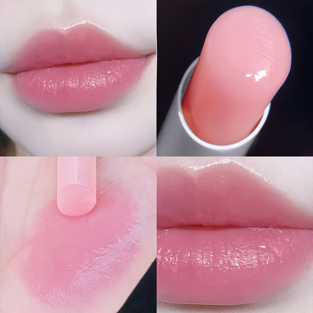 2 Pcs Long Lasting Tinted Lip Balm, Color Change With Temperature-changing, Non-fading Non-stick Cup, Makeup Jelly Lipsticks Valentine's Day Gifts Contain Plant Squalane