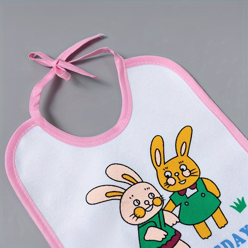 Waterproof Bibs, Cute Cartoon Weekly Pattern Bibs For Home Feeding