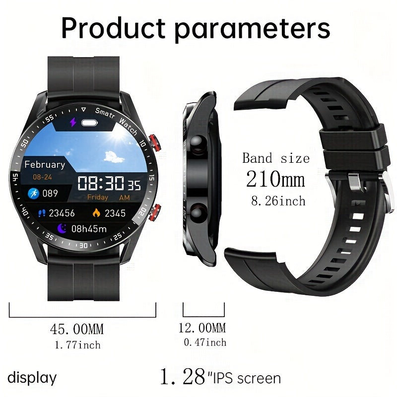 2023 New Wireless Call Smartwatch Men's Sports Fitness Men's Smartwatch For iPhone/Android