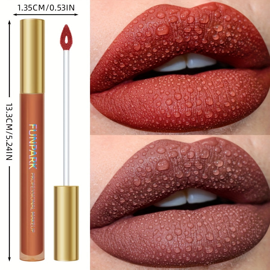 High-Pigment Matte Lip Glaze - Long-Lasting, Waterproof Liquid Lipstick In Brown, Pink, Purple, Red | Moisturizing & Nourishing For All Skin Types Lipsticks Waterproof Long Lasting Lip Gloss For Women