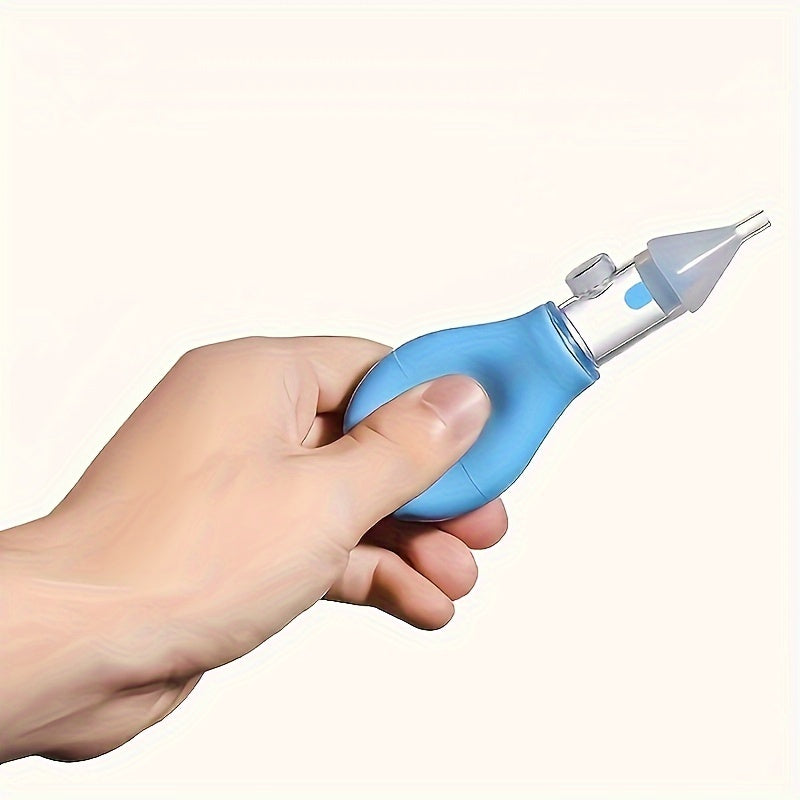 1pc Nasal Cleaner, Silicone Nasal Cleaning Tool, Pump Type Snot Cleaner, Nasal Sucker