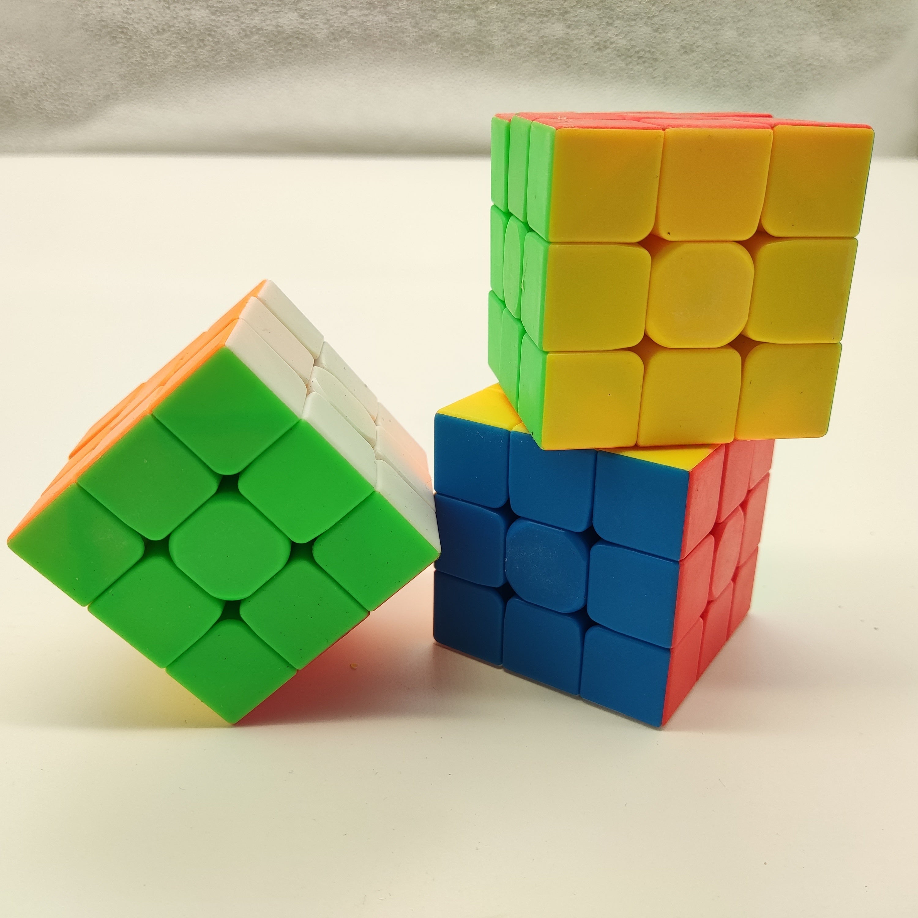 Three-Level Puzzle Cube - Vibrant Solid Color Design, Exceptionally Smooth Rotation, Zero Lag - Perfect Christmas Gift Idea or Special Occasion Present