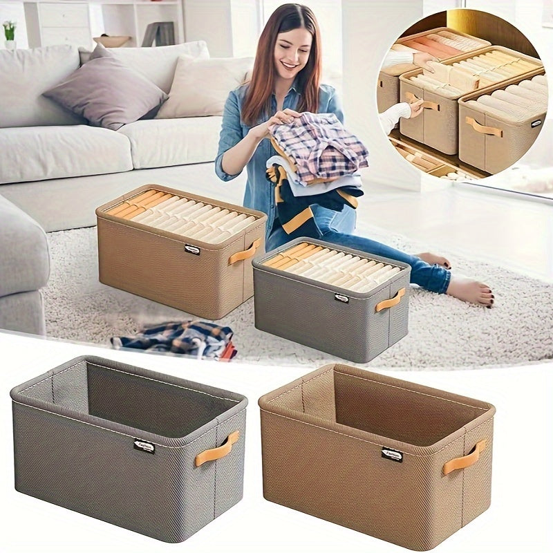 Khakis 35X25X22Cm / 13.77X9.84X8.66In: Sturdy Drawer Organizers for Clothes, Pants, And Diapers - Suitable for Ages 14 And Up