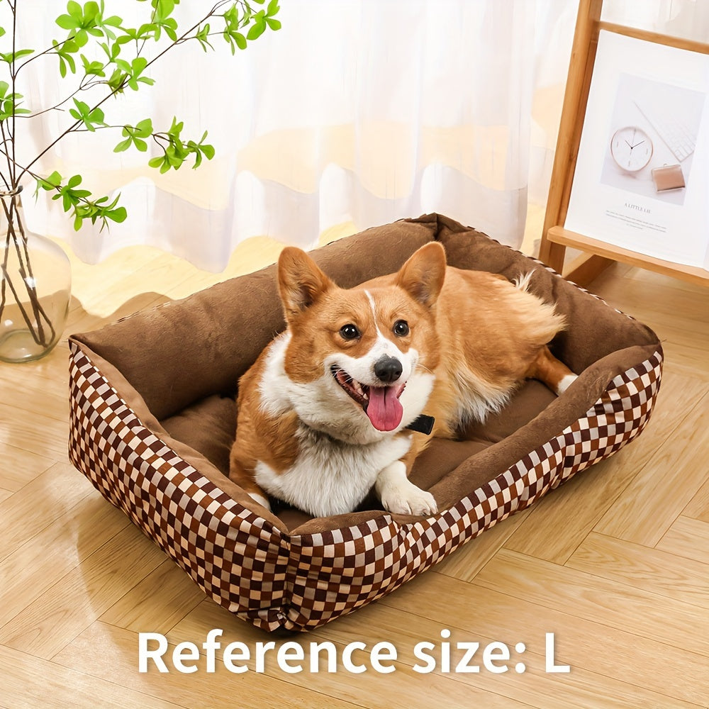 Comfy Pet Bed Sofa For Large And Medium Dogs, Soft Cushion Dog Nest For Cozy Naps And Restful Sleep