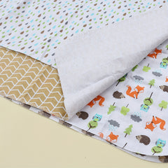 4pcs Blankets, Full Cotton Flannel Soft Towels, Cute Blankets