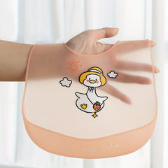 Super-Soft Ultra-Thin Silicone Baby Bibs - Highly Durable, Leakproof, Waterproof for Mess-Free Meals