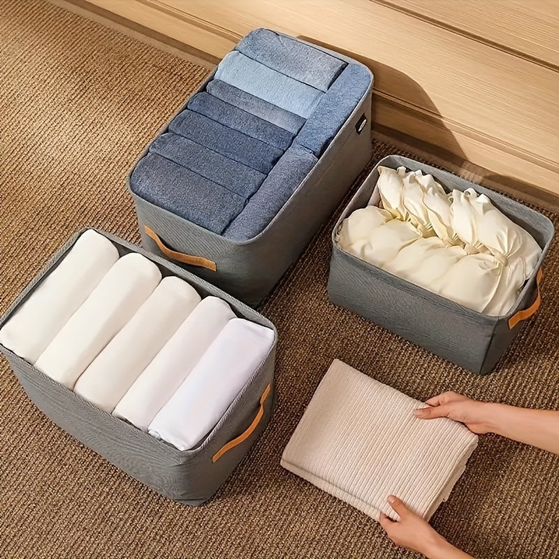 Khakis 35X25X22Cm / 13.77X9.84X8.66In: Sturdy Drawer Organizers for Clothes, Pants, And Diapers - Suitable for Ages 14 And Up