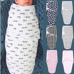 Baby Swaddle Blanket, Neutral Swaddle Wrap For Baby, Easy Adjustable Soft Cotton Infant Sleep Sack, Baby Swaddles 0-3 Months