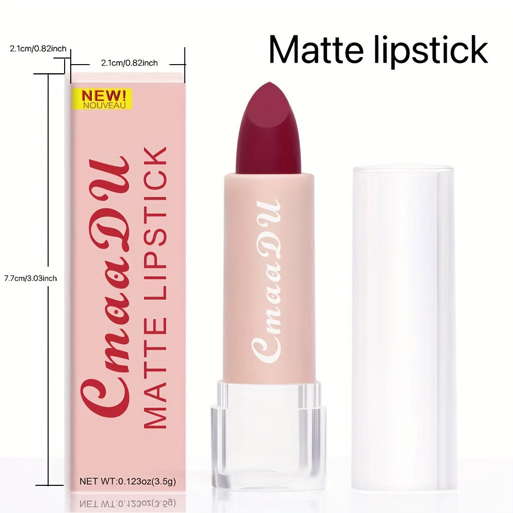 Matte Classic Lipstick 15 Colors Lip Gloss New Matte Moisturizing Waterproof Smooth Lip Makeup Gifts For Women Valentine's Day Gifts