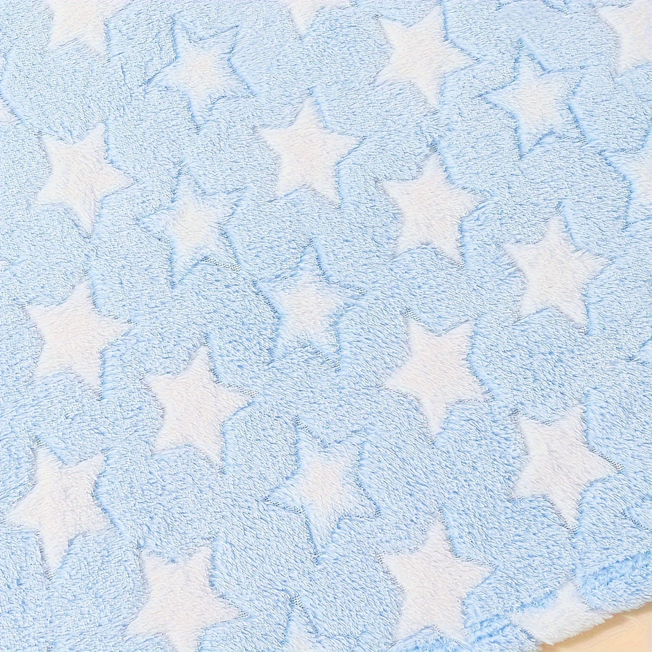 1pc Blue White Star Blanket, Soft Skin-friendly Wrap, Great Christmas Halloween Thanksgiving Day Gift