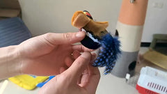 Simulated Bird Cat Toy, Indoor Cat Sports Interactive Bird Toy, Can Make Sounds, Random Tail Pattern - Kerala Elegance