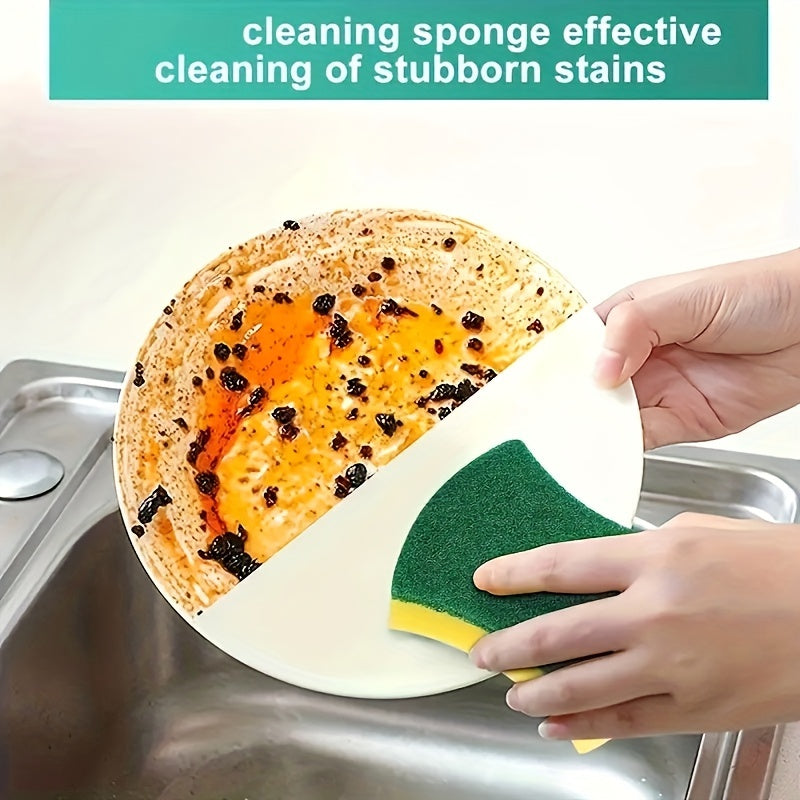 12pcs, Cleaning Sponge, Scouring Pad, Square Dish Cloths, Simple Style Dish Towel, Cleaning Cloth For Sink Or Kitchen Stove, Antibacterial Washable Cleaning Brush, Kitchen Stuff, Kitchen Cleaning Gadget