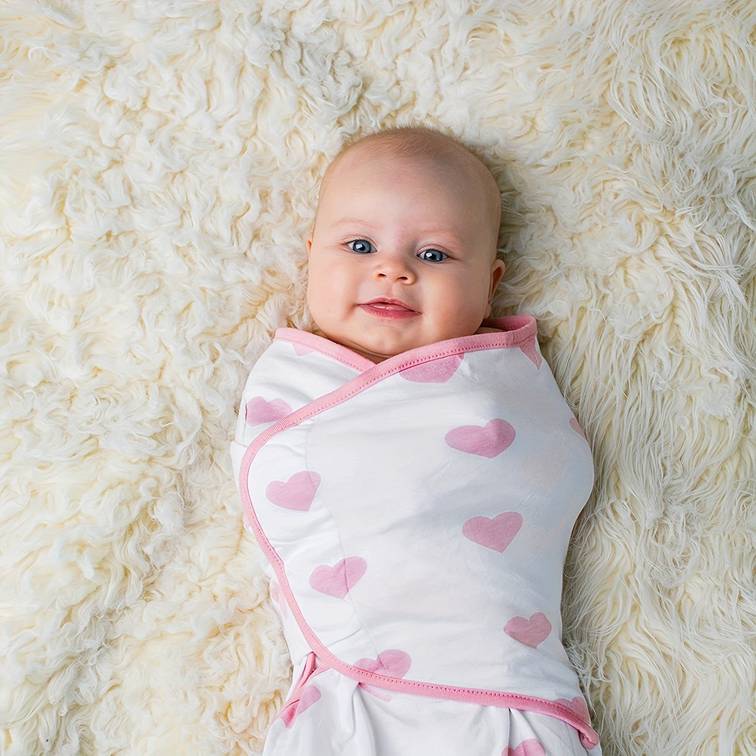 The Perfect 1 Set Swaddle For 0-6 Months Old Babies - Adjustable, Comfortable & Safe Sleeping Bag For Boys & Girls!