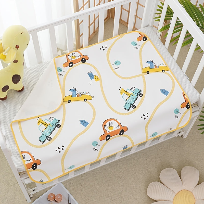 Baby Cotton Diaper Pad, Waterproof Breathable Washable Diaper Pad For 0-2 Years Old