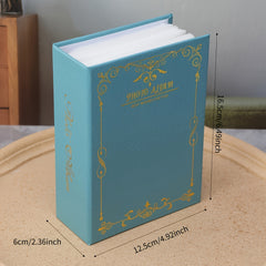 6-Inch Photo Album For 100 Pictures With Writing Space, Ideal For Family Gifts